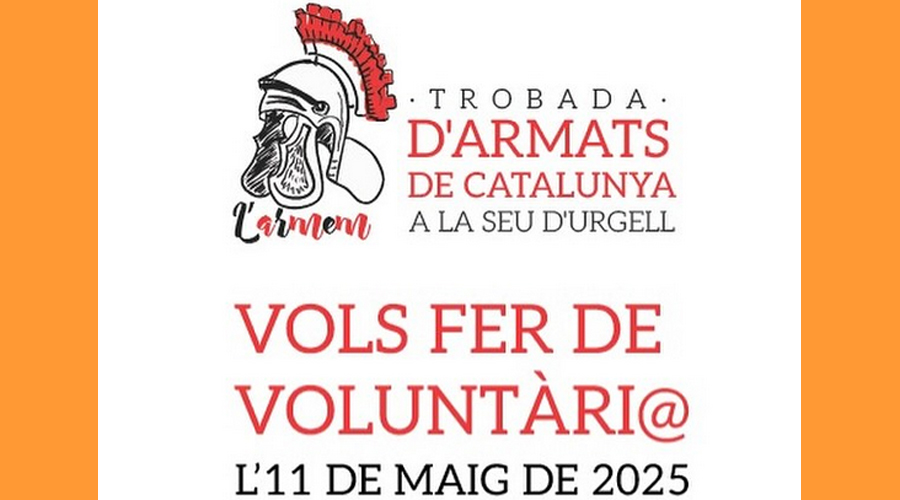 Cartell per a captar voluntaris per als Armats de la Seu