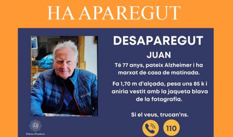 En Juan ha aparegut sa i estalvi a Barcelona
