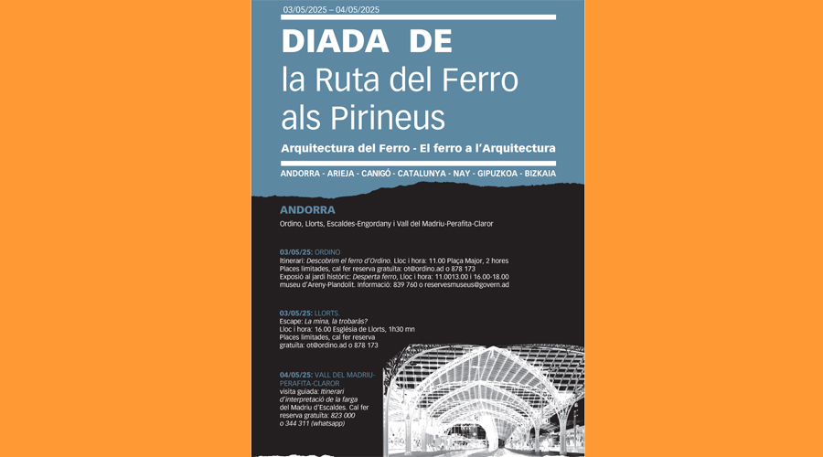Cartell de la diada de la Ruta del Ferro als Pirineus (SFGA)