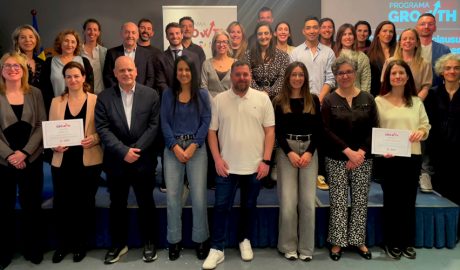 Foto de grup dels participants a la cinquena edició del programa Growth