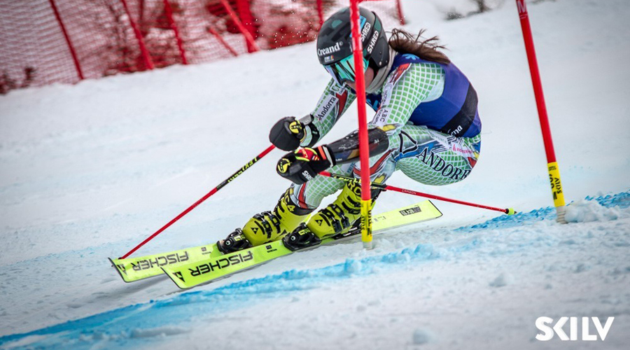 L'esquiadora andorrana, Íria Medina (Emils Lukso Latvian Alpine)