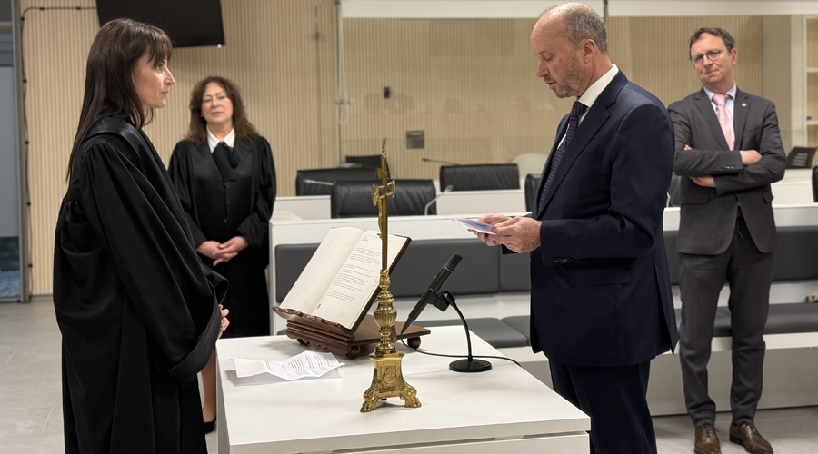 El jurament d'Immaculada Rodríguez (CSJ)