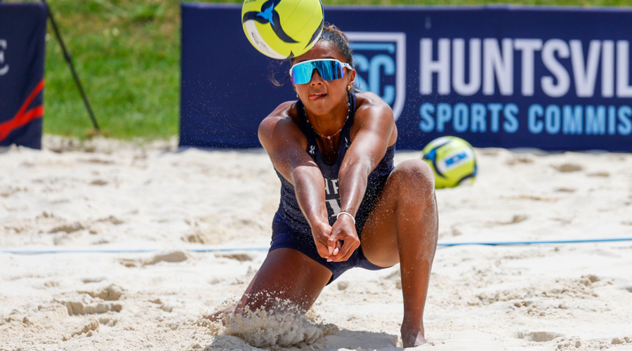 La jugadora andorrana de vòlei platja, Andrea da Silva (FAVB)