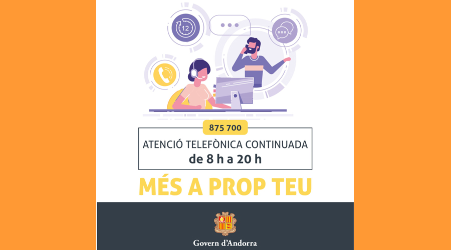 El servei d'atenció telefònica del Govern evidencia una alta resolució de consultes