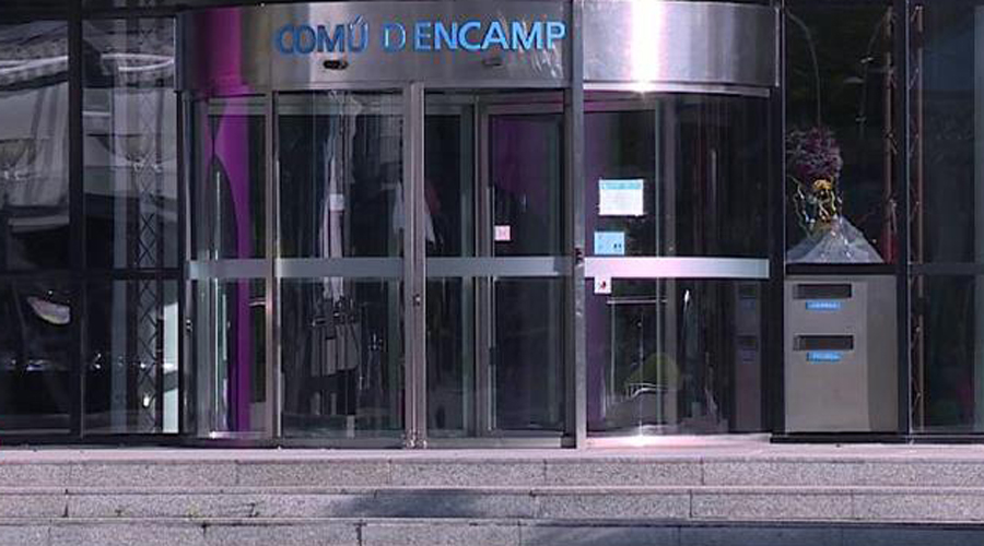 Entrada al Comú d'Encamp (arxiu)