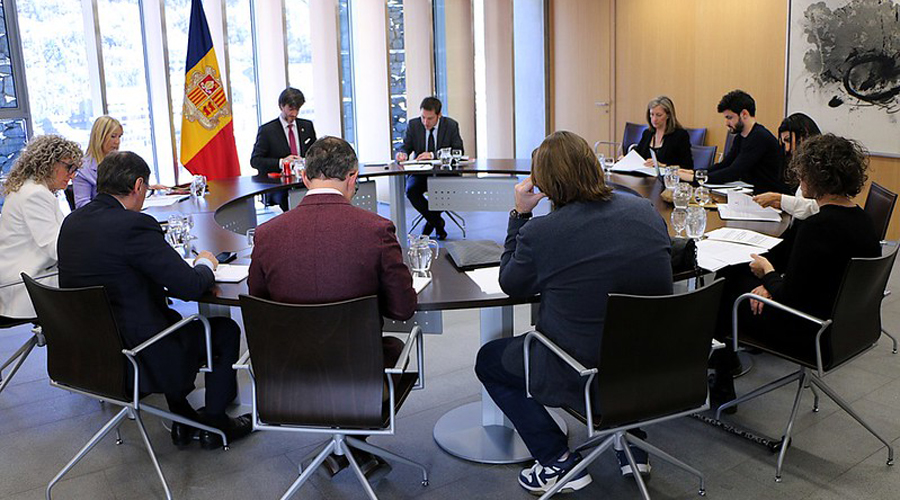 Reunió de la Junta de Presidents de Grups Parlamentaris (Consell General)