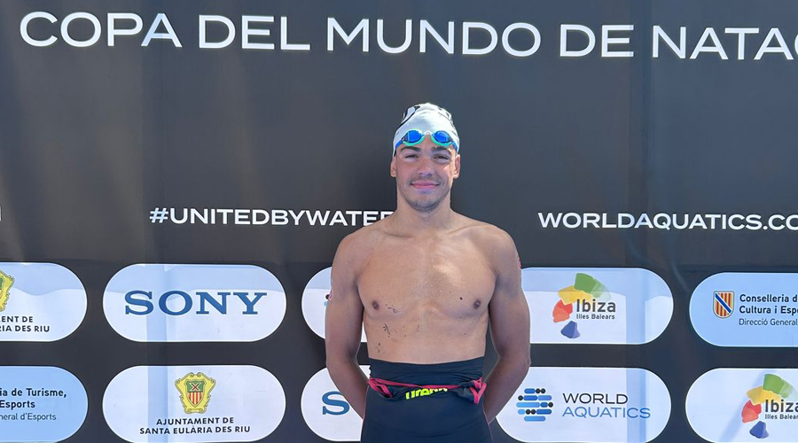 El nedador andorrà, Kevin Teixeira (FAN)