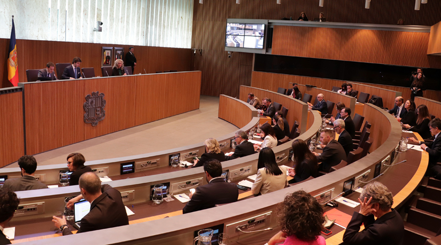 Sessió parlamentària d'aquest dijous (Consell General)