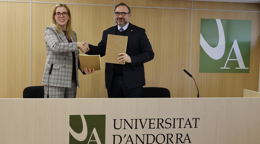 Acord de col·laboració entre la UOC i l'UdA (Universitat d'Andorra)