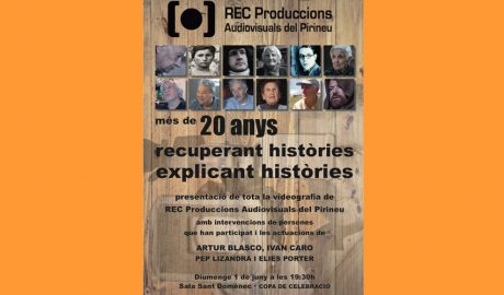 Acte de presentació de la videografia de REC Produccions Audiovisuals del Pirineu