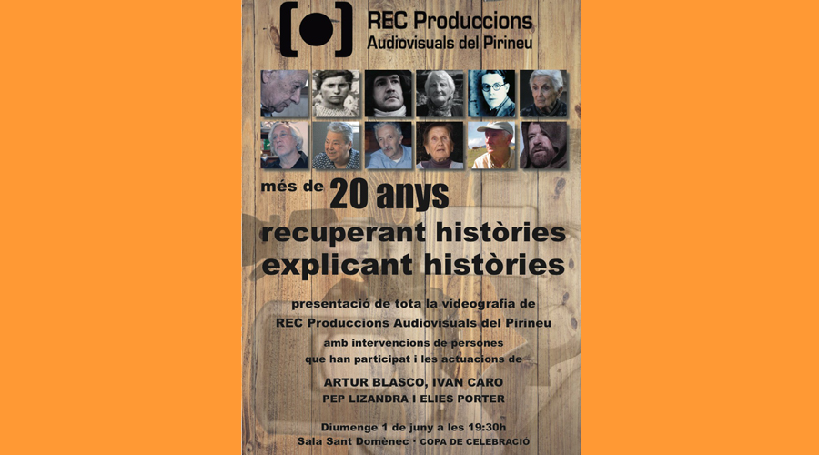 Acte de presentació de la videografia de REC Produccions Audiovisuals del Pirineu