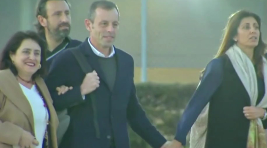 En primer terme, Sandro Rossell, en una imatge d'arxiu (AndorraDifusió)