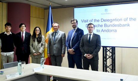La delegació alemanya en la seva estada a Andorra