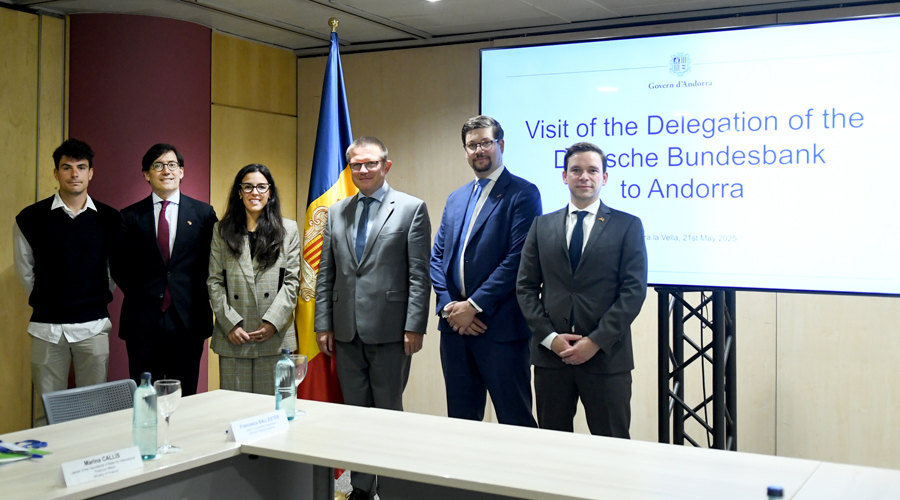 La delegació alemanya en la seva estada a Andorra (SFGA)