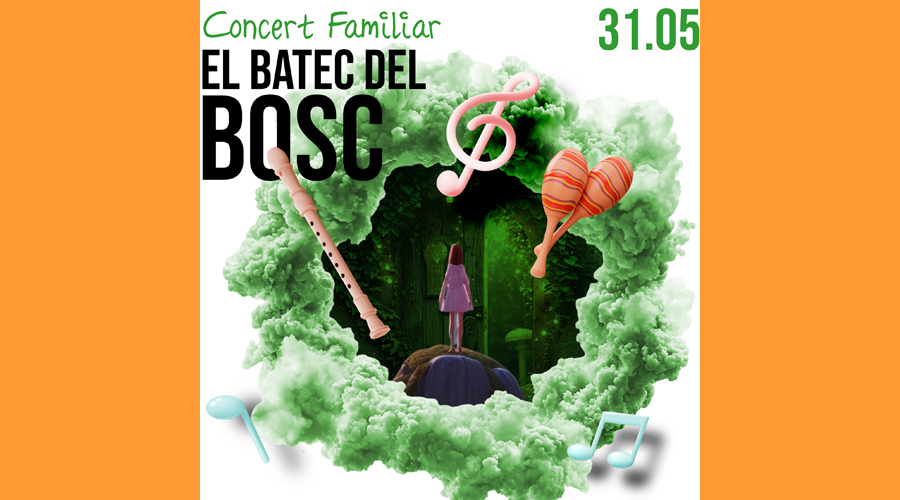 Cartell anunciant l'espectacle "El batec del bosc"