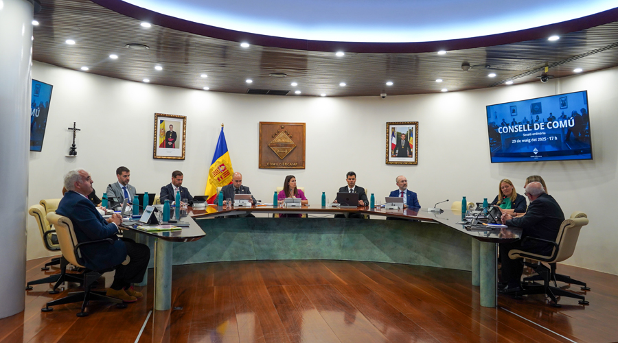 La sessió del Consell de Comú d'aquest dijous (Comú d'Encamp)