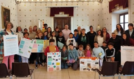 Els nens i nenes del Consell Municipal d'Infants