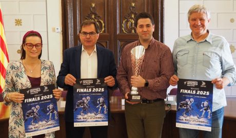 Presentació de les finals del Campionat de Catalunya Benjamí d'hoquei patins, a la Seu d'Urgell