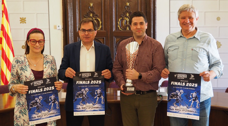 Presentació de les finals del Campionat de Catalunya Benjamí d'hoquei patins, a la Seu d'Urgell (RàdioSeu)