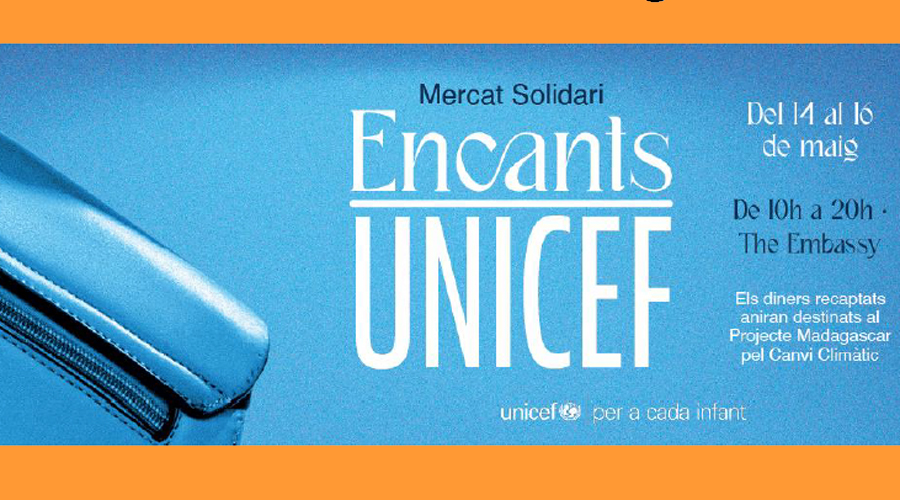 Cartell de la nova edició dels Encants (UNICEF Andorra)