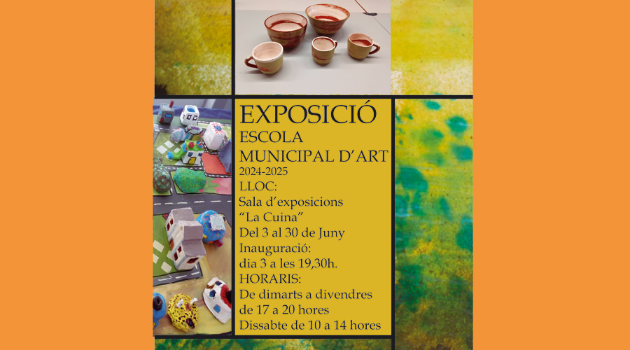 El cartell anunciador de l'exposició (Aj. la Seu)