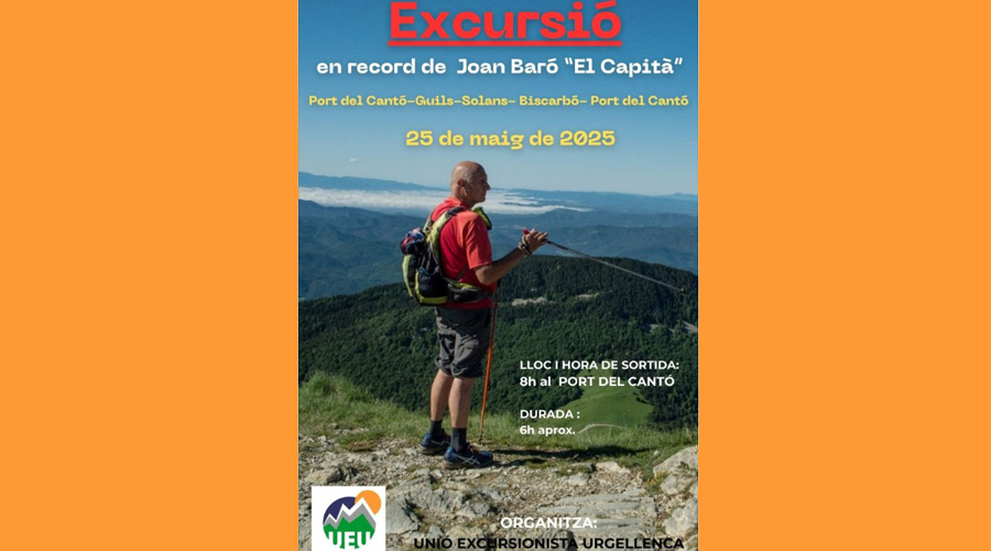 Homenatge de la UEU a Joan Baró 'El capità'