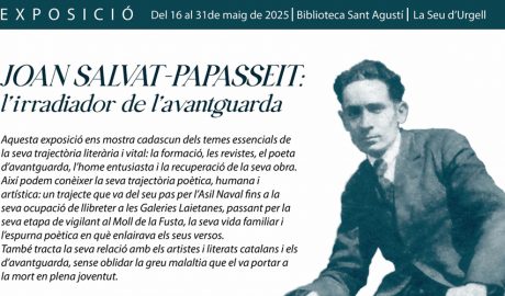 Exposició "Joan Salvat-Papasseit: l'irradiador de l'avantguarda", a la Biblioteca Sant Agustí