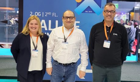 Els representants d'FGC a la fira Interalpin