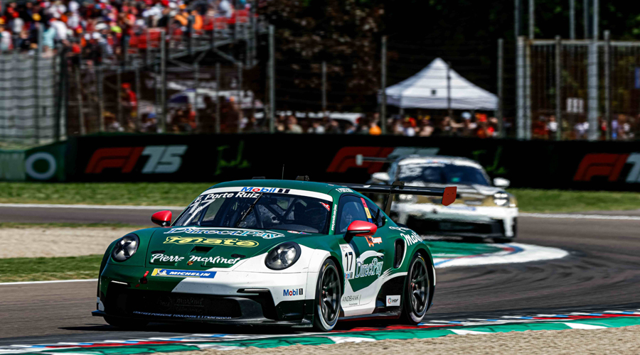 Frank Porté competint a Imola. Foto: Cedida