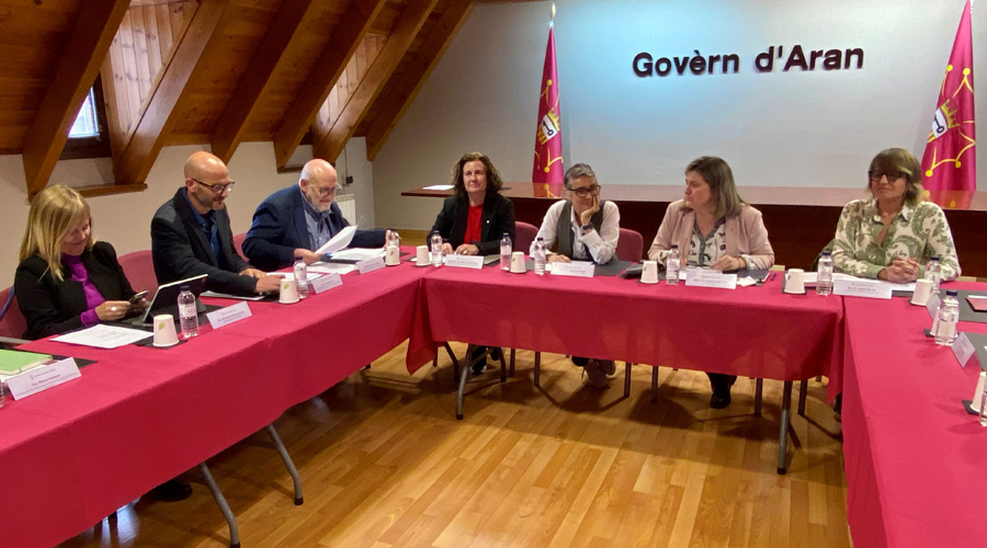 La consellera de Salut i la Síndica d'Aran han participat avui a Vielha en la Comissió bilateral de seguiment del traspàs de competències en l'àmbit de la salut (Govern.cat)