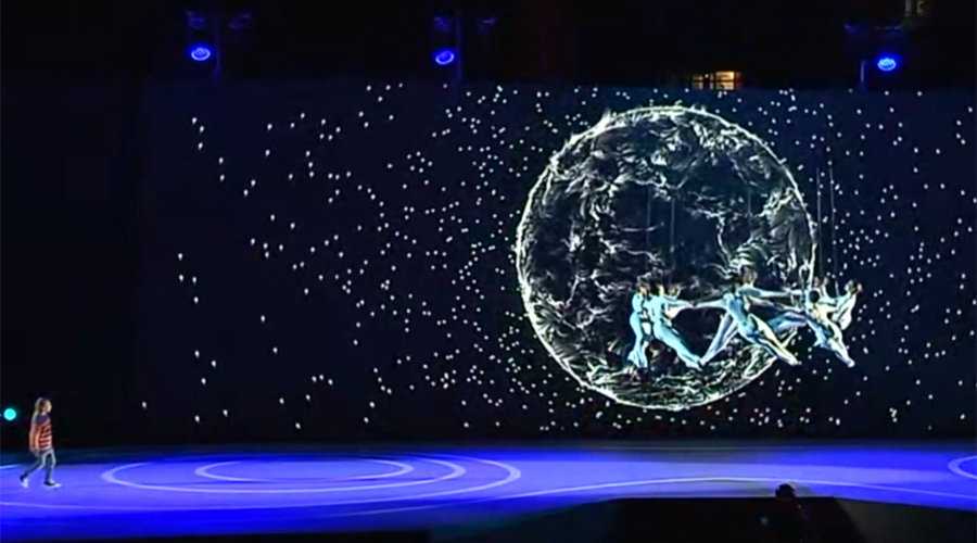 Una imatge de la inauguració dels jocs (AndorraDifusió)