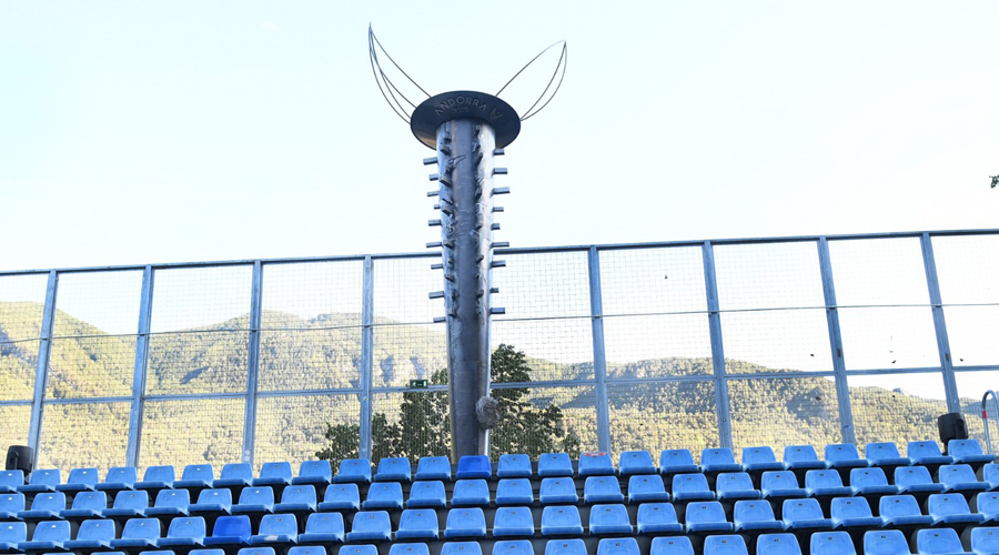 El peveter dels jocs cremarà a partir d'aquest vespre i mentre duri la competició (SFGA)