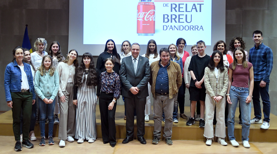 Entrega de guardons de la 17a edició del Premi Coca-Cola de relat breu d’Andorra (SFGA)