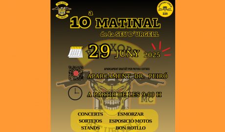 Cartell de la 10a Matinal Motera