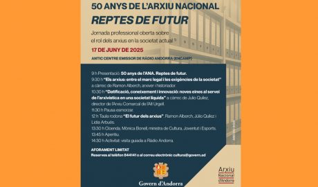 Cartell anunciador de l'activitat
