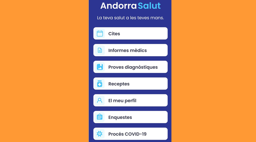Aplicació mòbil d'Andorra Salut (SFGA)