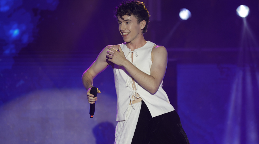 El jove IAN damunt l'escenari. Foto: Cedida