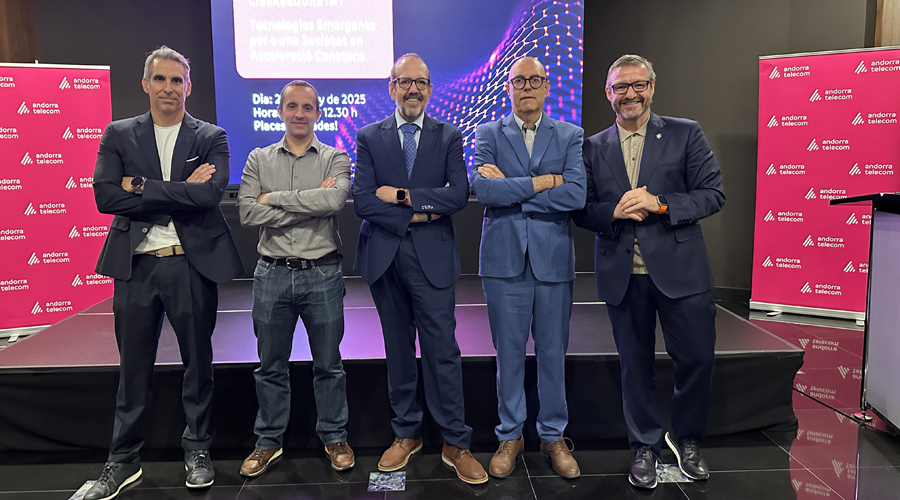 La jornada ha emfatitzat en els reptes sobre la ciberseguretat (Andorra Telecom)