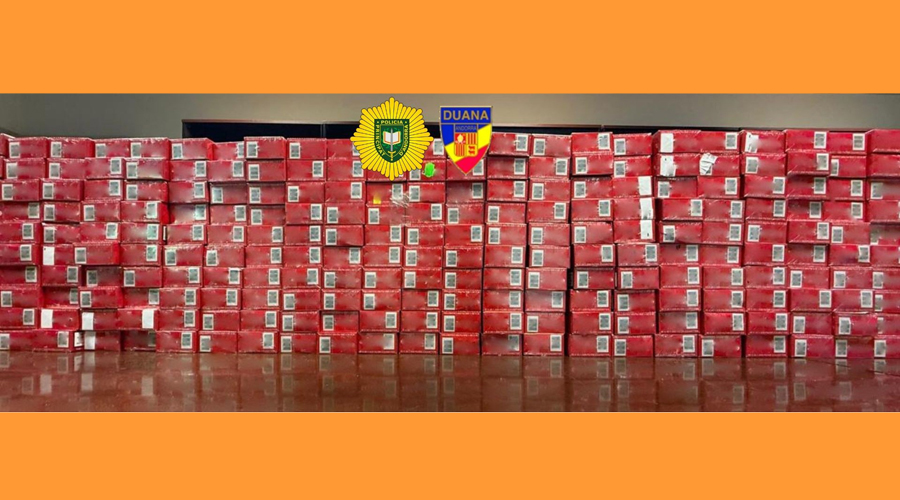 El tabac comissat aquests darrers dies (Policia d'Andorra)