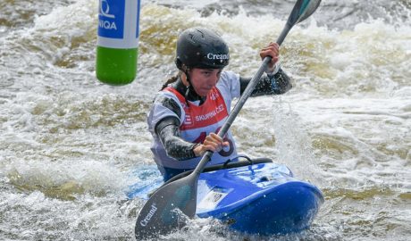 Mònica Doria en la darrera jornada de la Copa del Món de Praga