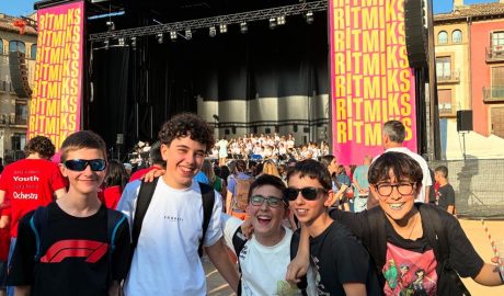 Alguns dels alumnes que han estat presents al RITMIKS