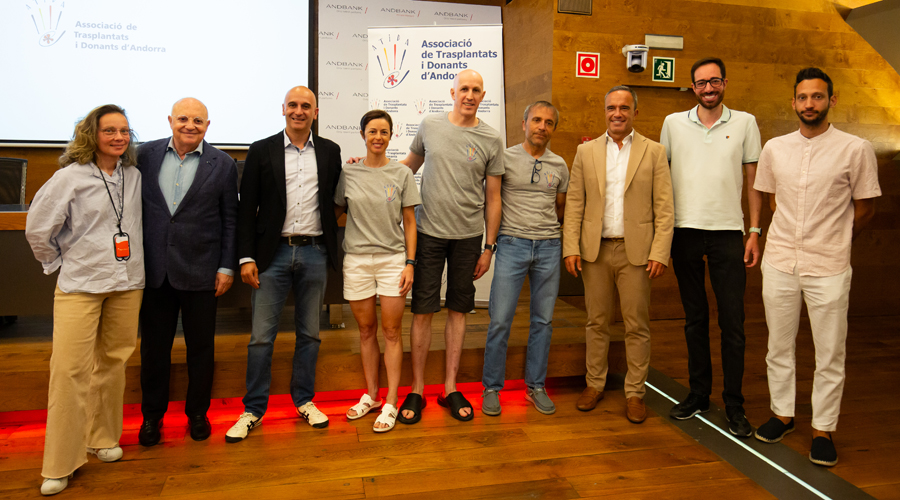 Presentació de la delegació andorrana als Jocs Mundials de Trasplantats (ATIDA)