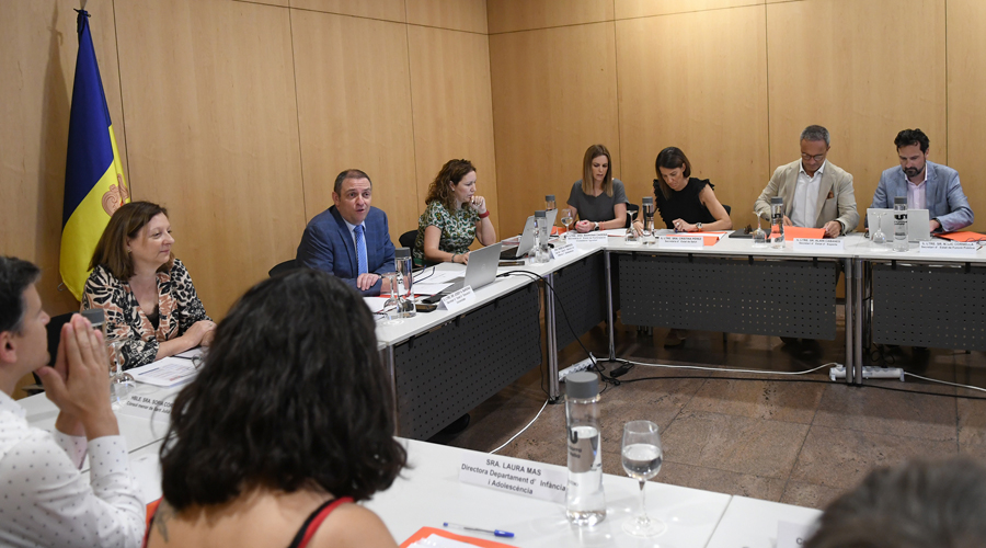 Reunió de la Comissió Nacional de la Infància i l’Adolescència (SFGA)