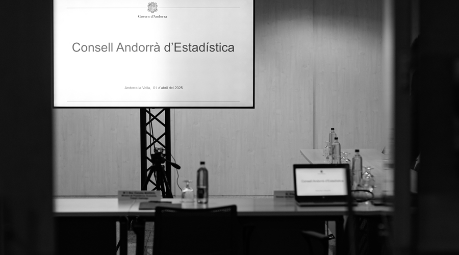 La reunió del Consell Andorrà d’Estadística s'ha celebrat aquest divendres (SFGA)
