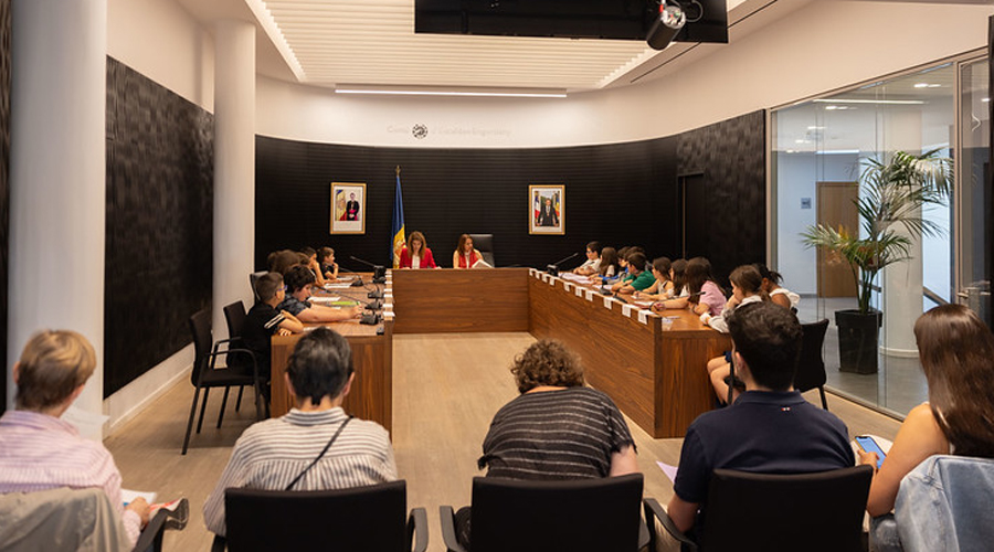 La celebració del Consell d'Infants a Escaldes (comuee)