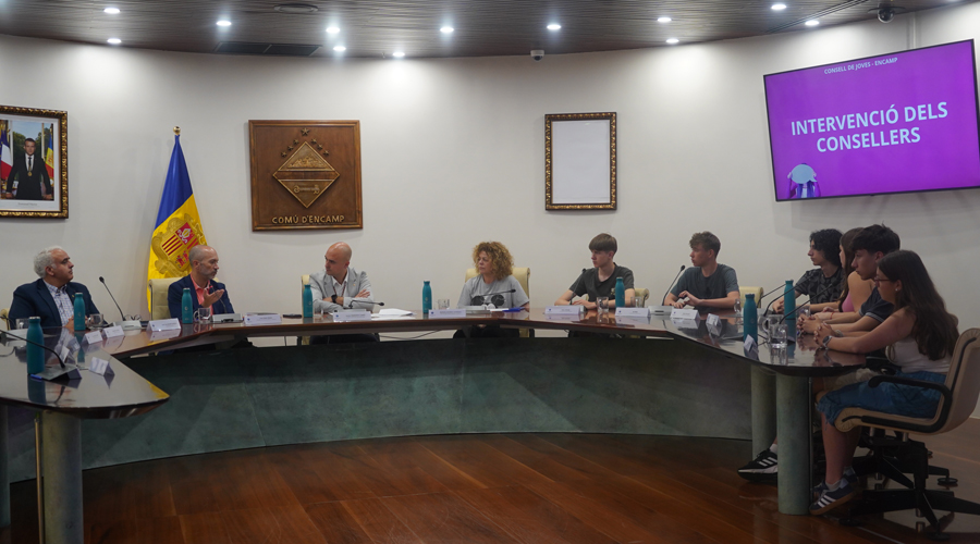 Celebració del Consell de Joves (Comú d'Encamp)