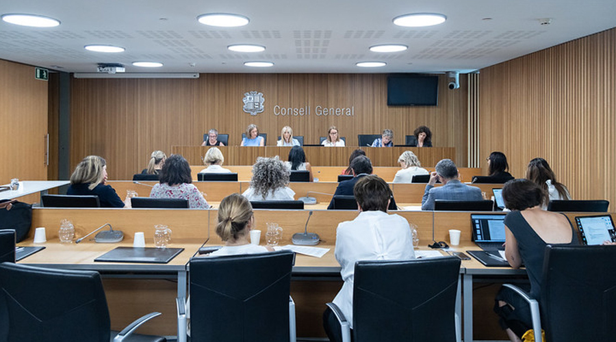 Primera assemblea ordinària de la Xarxa de Dones Parlamentàries en el Dia Internacional del Parlamentarisme (Consell General)