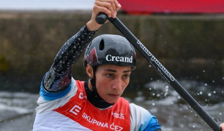 Mònica Dòria ha estat desena a la final de canoa, a Praga
