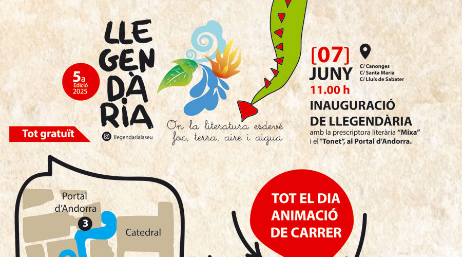 Llegendària se celebrarà a la Seu dissabte vinent (Aj. la Seu)