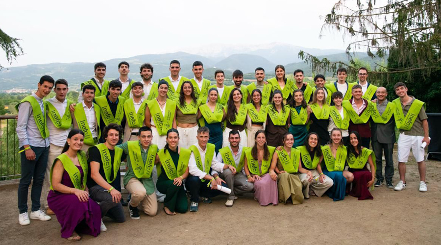La primera promoció de l'INEFC Pirineus. Foto: Cedida